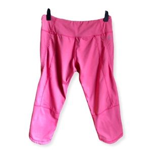 5/$25 KYODAN Cropped Yoga Athletic Workout Leggings Pink Small